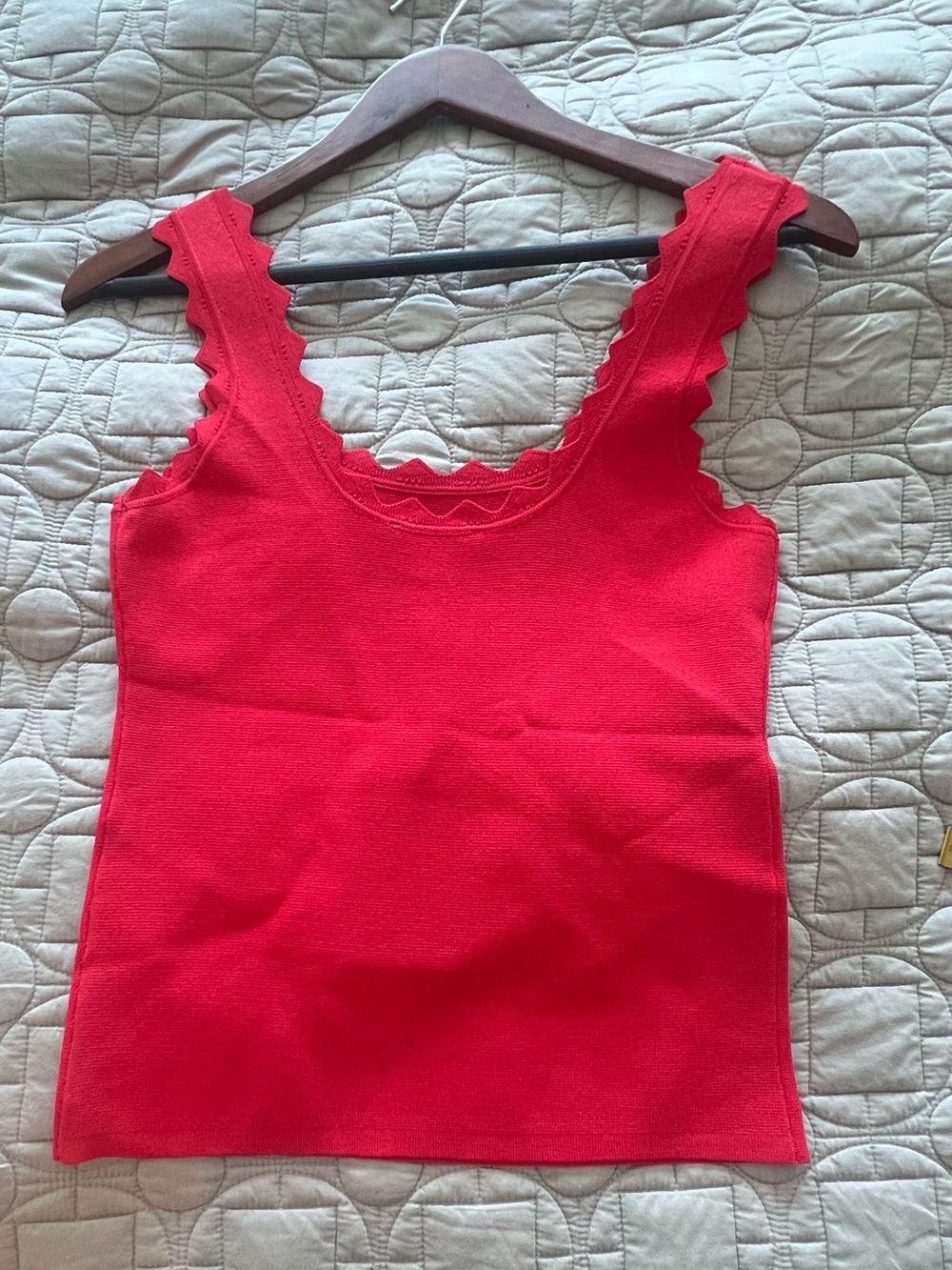 TUCKERNUCK Cherry Ric Rac Compression Tank - Picture 10 of 16